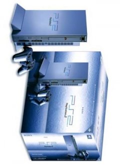 PlayStation 2 Pastel Aqua Blue