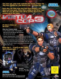 Virtua Cop 3 [Deluxe] (US)