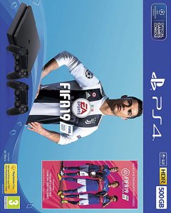 PlayStation 4 Slim [FIFA 19 Two Controllers Bundle] (EU)