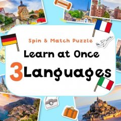 Spin & Match Puzzle: Learn At Once 3 Languages (EU)