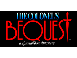 The Colonel's Bequest (AMI)   © Sierra 1989    1/1