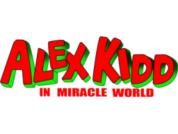 Alex Kidd In Miracle World (SMS)   © Sega 1986    1/1