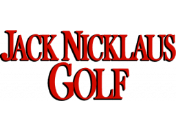Jack Nicklaus Golf (GB)   © Tradewest 1992    1/1