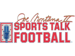 Joe Montana II: Sports Talk Football (SMD)   © Sega 1991    1/1