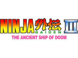 Ninja Gaiden III: The Ancient Ship Of Doom (NES)   © Tecmo 1991    1/1