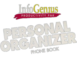Personal Organizer And Phone Book (GB)   © GameTek 1991    1/1