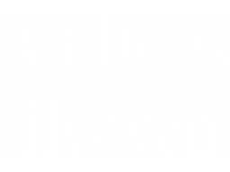 All Dogs Go To Heaven (AMI)   © Polarware 1990    1/1