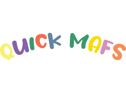 Quick Mafs (PS5)   © Webnetic 2021    1/1