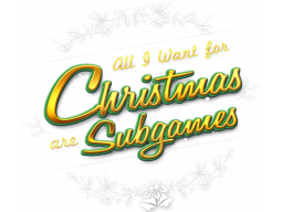 All I Want For Christmas Are Subgames (PS5)   © Ocean Media 2023    1/1