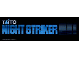 Night Striker (ARC)   © Taito 1989    2/4