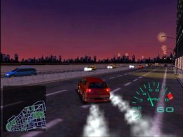 Midnight Club: Street Racing (PS2)   © Rockstar Games 2000    3/3