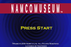 Namco Museum (GBA)   © Namco 2001    1/3