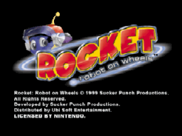 Rocket: Robot On Wheels (N64)   © Ubisoft 1999    1/3