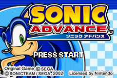 Sonic Advance   © Sega 2001   (GBA)    1/10
