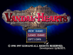 Vandal Hearts (PS1)   © Konami 1996    1/2