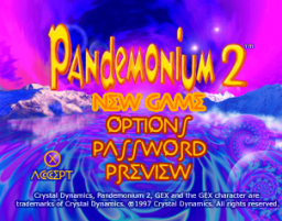 Pandemonium 2   © Crystal Dynamics 1997   (PS1)    1/3