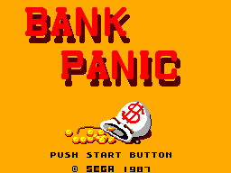 Bank Panic (SMS)   © Sega 1987    1/3
