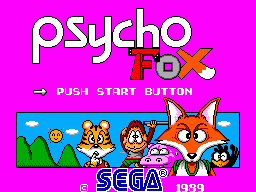 Psycho Fox (SMS)   © Sega 1989    1/3