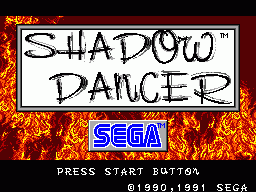 Shadow Dancer: The Secret Of Shinobi (SMS)   © Sega 1991    1/3