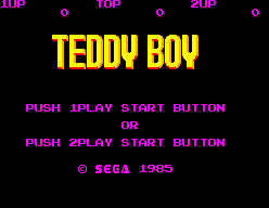 Teddy Boy (SMS)   © Sega 1986    1/3