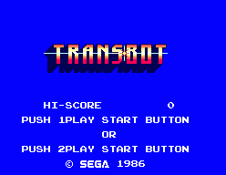 Transbot (SMS)   © Sega 1986    1/3