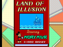 Land Of Illusion (SMS)   © Sega 1992    1/3