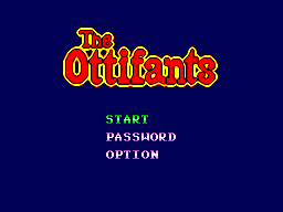 The Ottifants   © Sega 1993   (SMS)    1/3