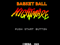 Basketball Nightmare (SMS)   © Sega 1989    1/3