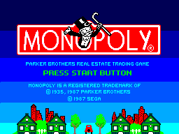 Monopoly (SMS)   © Parker Bros. 1988    1/3