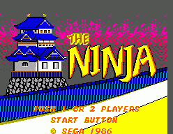 The Ninja (SMS)   © Sega 1986    1/3