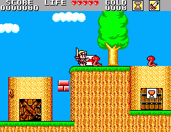 Wonder Boy In Monster Land (SMS)   © Sega 1987    2/3