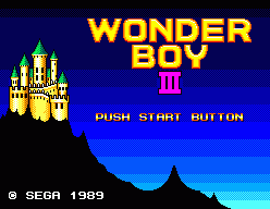 Wonder Boy III: The Dragon's Trap (SMS)   © Sega 1989    1/3