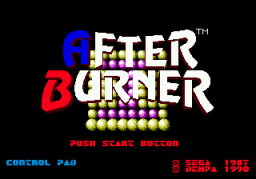 After Burner II (SMD)   © Sega 1990    1/3
