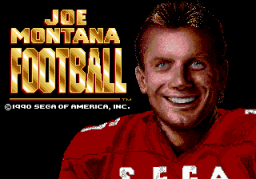 Joe Montana Football   © Sega 1993   (SMD)    1/2