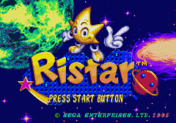 Ristar (SMD)   © Sega 1995    1/4