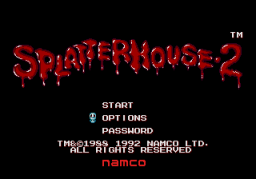Splatterhouse 2 (SMD)   © Namco 1992    1/6