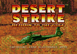 Desert Strike: Return To The Gulf (SMD)   © EA 1992    1/4
