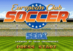 European Club Soccer (SMD)   © Virgin 1992    4/6