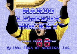 Mario Lemieux Hockey (SMD)   © Sega 1991    1/4