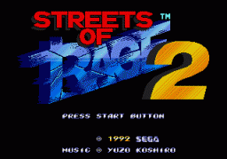 Streets Of Rage II (SMD)   © Sega 1993    1/3