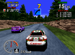 Sega Rally Championship (SS)   © Sega 1995    1/2