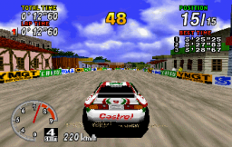 Sega Rally Championship (SS)   © Sega 1995    2/2
