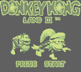 Donkey Kong Land III (GB)   © Nintendo 1997    1/3