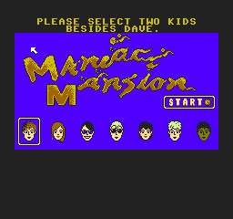 Maniac Mansion (NES)   © Jaleco 1990    1/3
