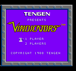 Vindicators (NES)   © Tengen 1988    1/3