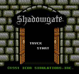 Shadowgate (NES)   © Seika 1989    1/3