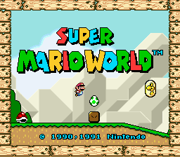 Super Mario World (SNES)   © Nintendo 1990    1/4