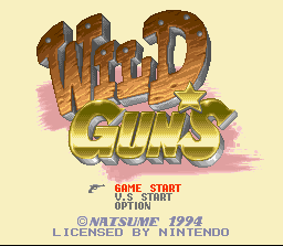 Wild Guns (SNES)   © Natsume 1994    1/5