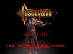 Castlevania (1999)   © Konami 1999   (N64)    1/3