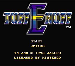 Tuff E Nuff (SNES)   © Jaleco 1993    1/3